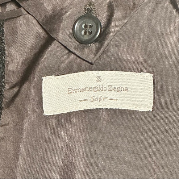 Bergdorf Goodman by Ermenegildo Zegna Soft Cashmere Silk Tweed Sport Coat 54R - Picture 6 of 12